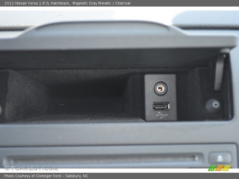 Magnetic Gray Metallic / Charcoal 2011 Nissan Versa 1.8 SL Hatchback