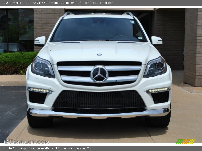 Arctic White / Black/Tobacco Brown 2013 Mercedes-Benz GL 550 4Matic