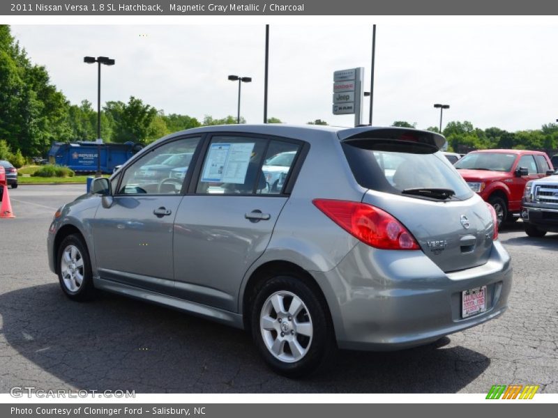 Magnetic Gray Metallic / Charcoal 2011 Nissan Versa 1.8 SL Hatchback