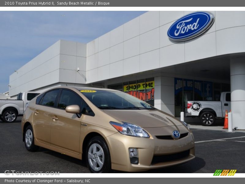 Sandy Beach Metallic / Bisque 2010 Toyota Prius Hybrid II