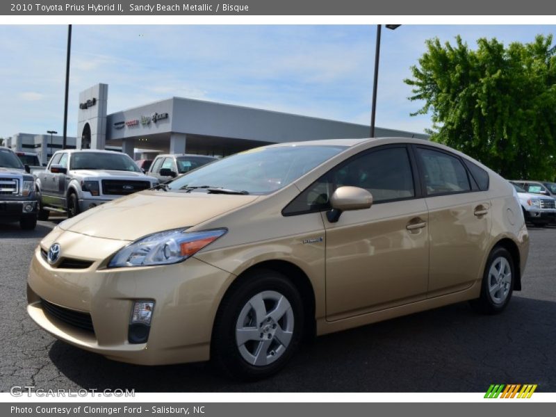 Sandy Beach Metallic / Bisque 2010 Toyota Prius Hybrid II
