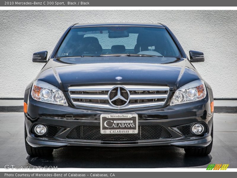 Black / Black 2010 Mercedes-Benz C 300 Sport