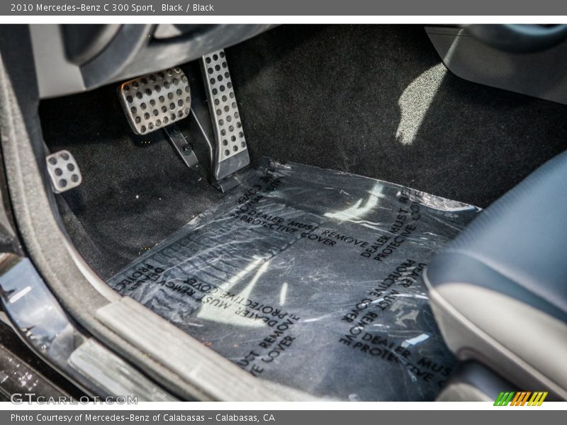 Black / Black 2010 Mercedes-Benz C 300 Sport