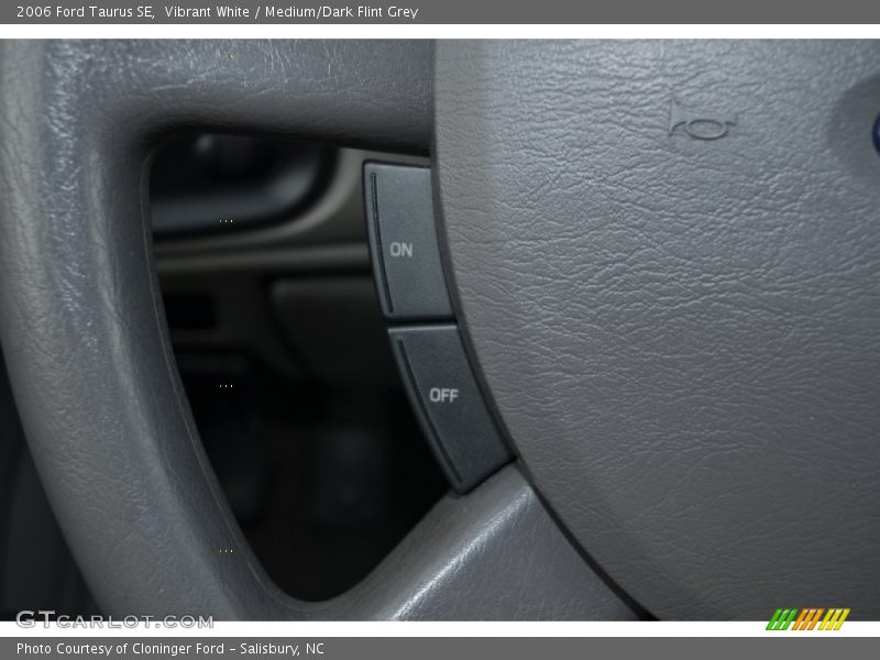 Vibrant White / Medium/Dark Flint Grey 2006 Ford Taurus SE