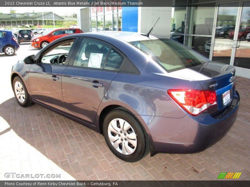 Atlantis Blue Metallic / Jet Black/Medium Titanium 2013 Chevrolet Cruze LS