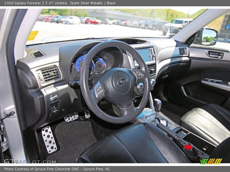 Black Interior - 2009 Forester 2.5 XT Limited 