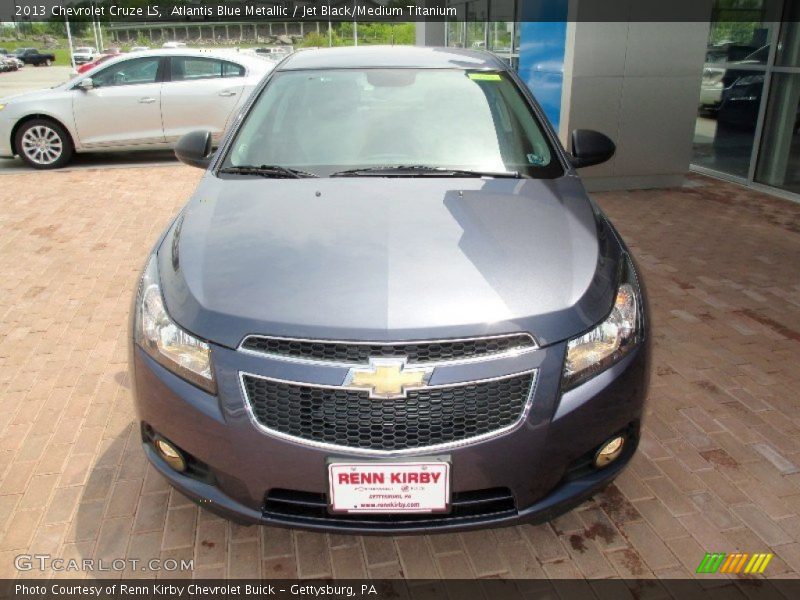 Atlantis Blue Metallic / Jet Black/Medium Titanium 2013 Chevrolet Cruze LS