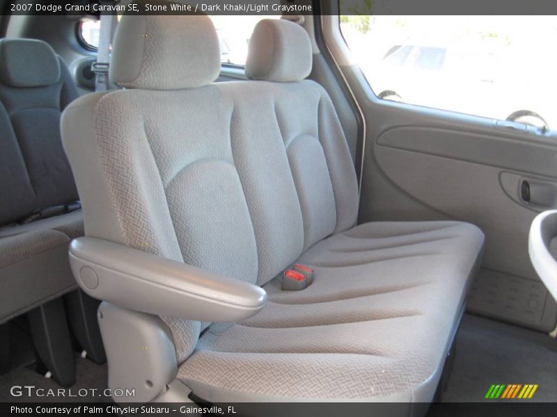 Stone White / Dark Khaki/Light Graystone 2007 Dodge Grand Caravan SE
