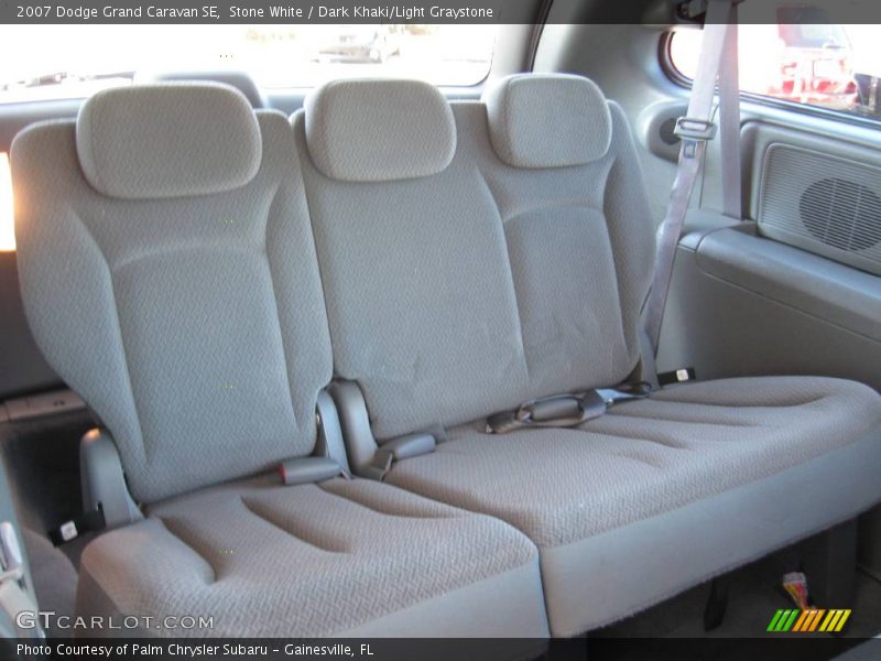 Stone White / Dark Khaki/Light Graystone 2007 Dodge Grand Caravan SE