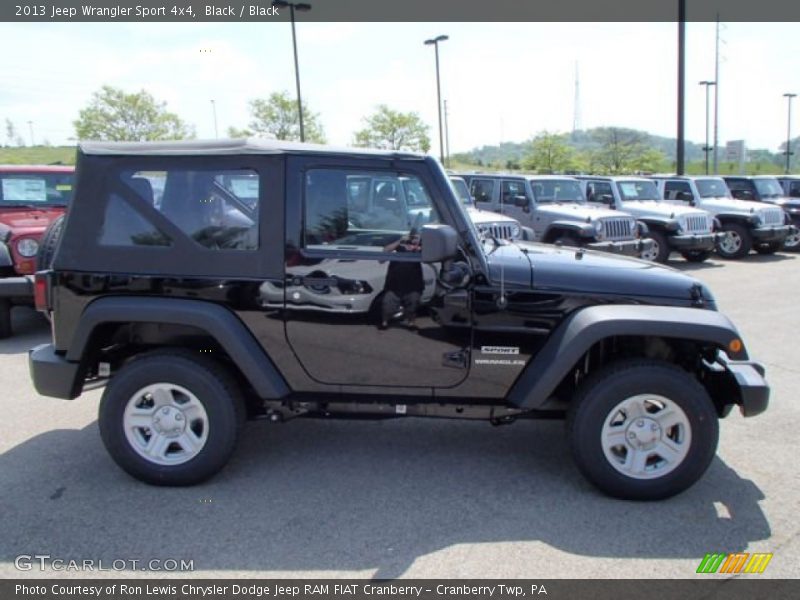 Black / Black 2013 Jeep Wrangler Sport 4x4