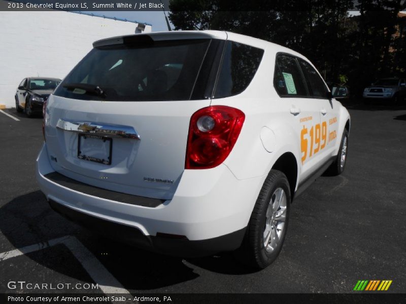 Summit White / Jet Black 2013 Chevrolet Equinox LS