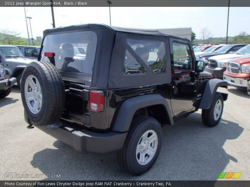 Black / Black 2013 Jeep Wrangler Sport 4x4