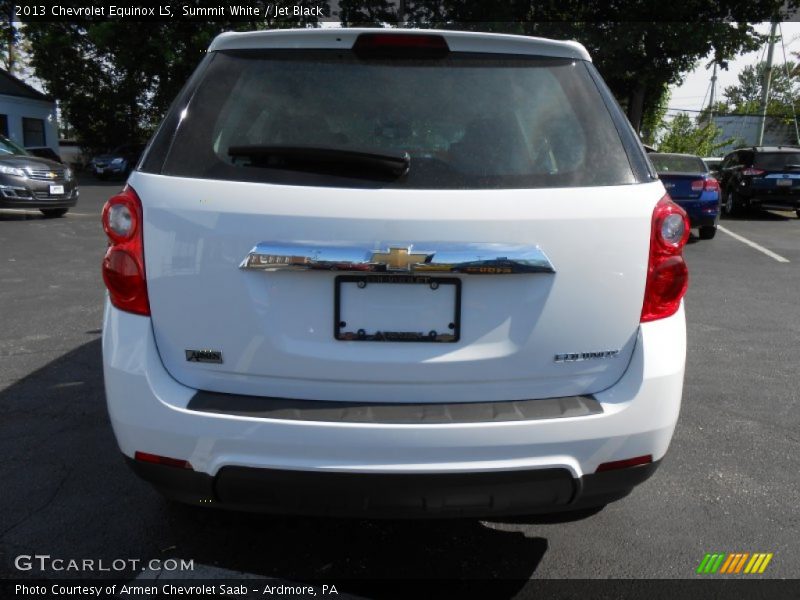 Summit White / Jet Black 2013 Chevrolet Equinox LS