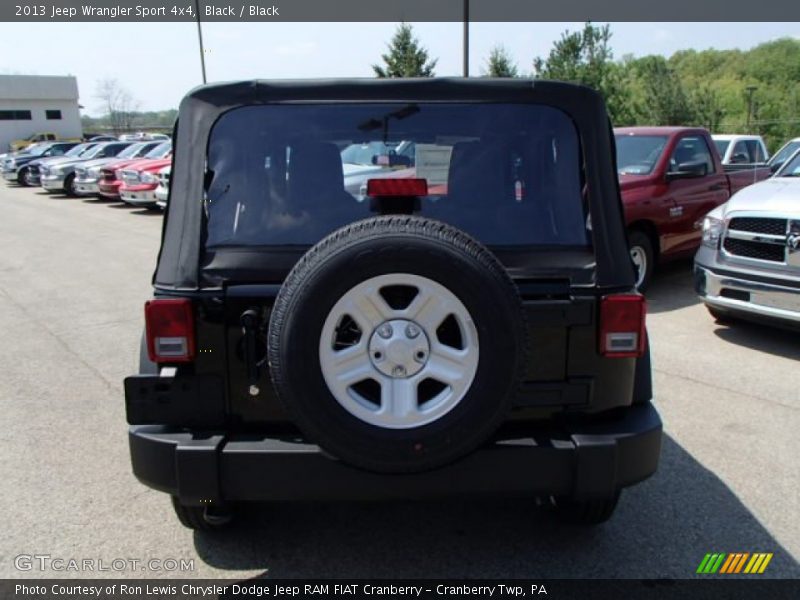 Black / Black 2013 Jeep Wrangler Sport 4x4