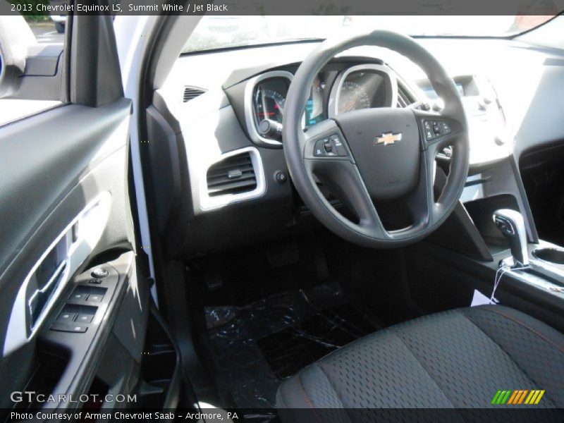 Summit White / Jet Black 2013 Chevrolet Equinox LS
