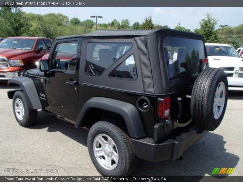 Black / Black 2013 Jeep Wrangler Sport 4x4