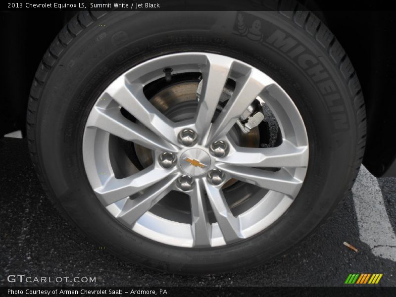 Summit White / Jet Black 2013 Chevrolet Equinox LS