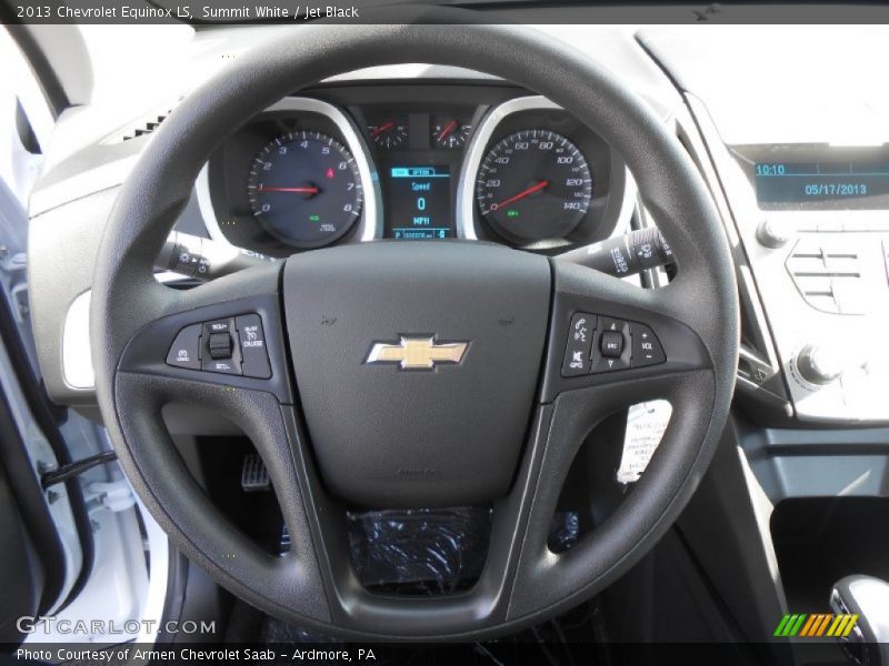 Summit White / Jet Black 2013 Chevrolet Equinox LS