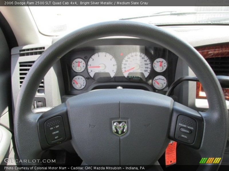 Bright Silver Metallic / Medium Slate Gray 2006 Dodge Ram 2500 SLT Quad Cab 4x4