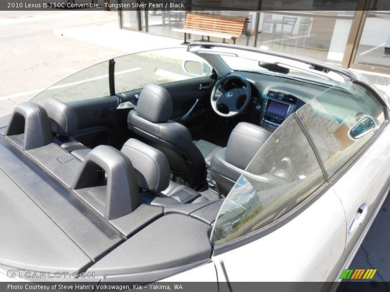 Tungsten Silver Pearl / Black 2010 Lexus IS 350C Convertible