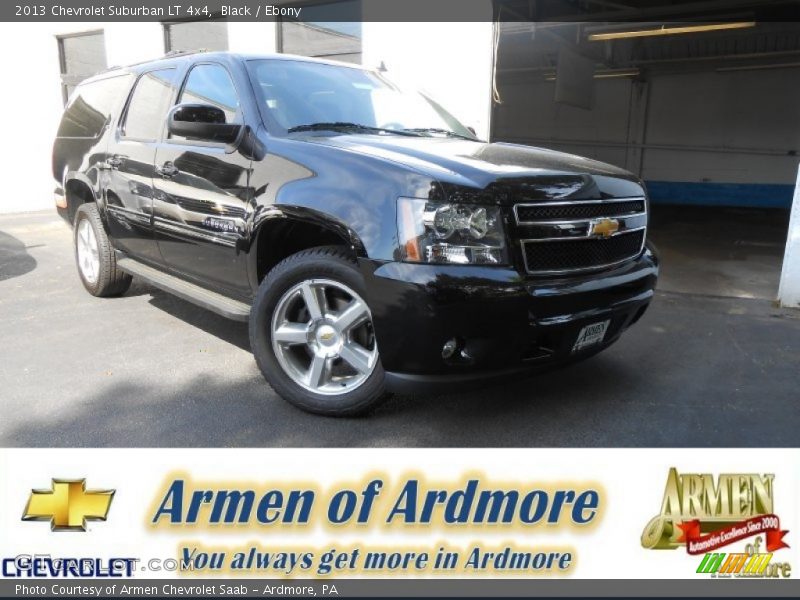 Black / Ebony 2013 Chevrolet Suburban LT 4x4