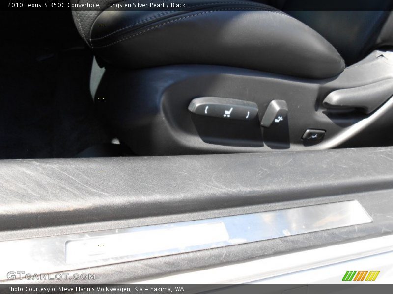 Tungsten Silver Pearl / Black 2010 Lexus IS 350C Convertible