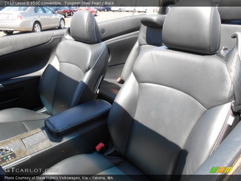 Tungsten Silver Pearl / Black 2010 Lexus IS 350C Convertible
