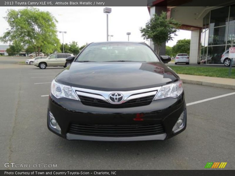 Attitude Black Metallic / Ivory 2013 Toyota Camry XLE V6