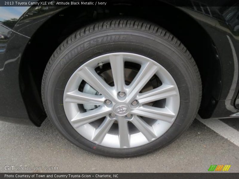 Attitude Black Metallic / Ivory 2013 Toyota Camry XLE V6