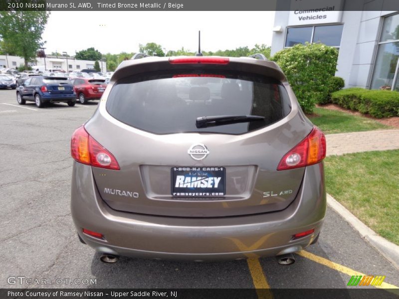 Tinted Bronze Metallic / Beige 2010 Nissan Murano SL AWD