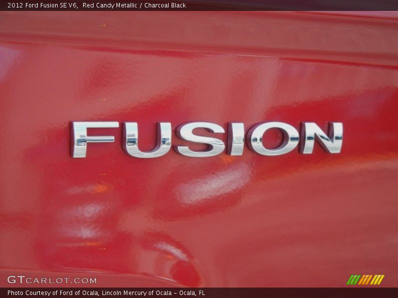 Red Candy Metallic / Charcoal Black 2012 Ford Fusion SE V6