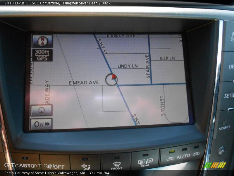 Navigation of 2010 IS 350C Convertible