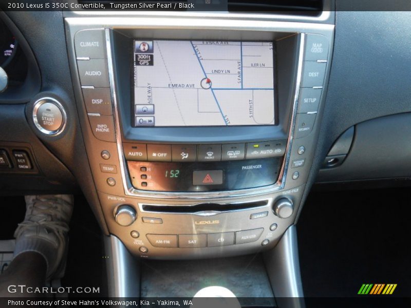 Controls of 2010 IS 350C Convertible