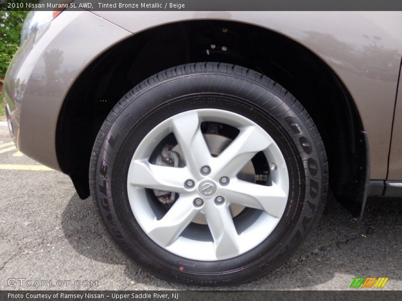 Tinted Bronze Metallic / Beige 2010 Nissan Murano SL AWD