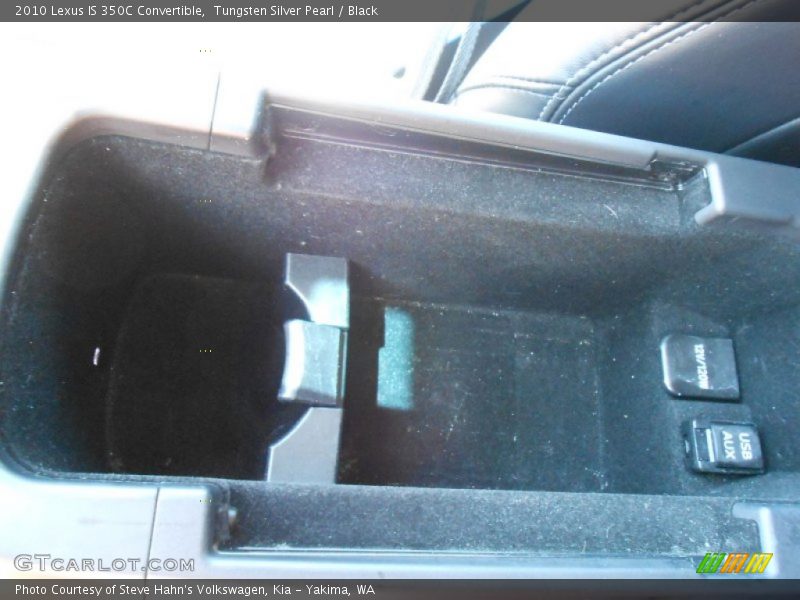 Tungsten Silver Pearl / Black 2010 Lexus IS 350C Convertible