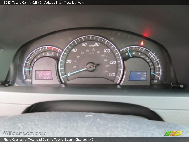 Attitude Black Metallic / Ivory 2013 Toyota Camry XLE V6