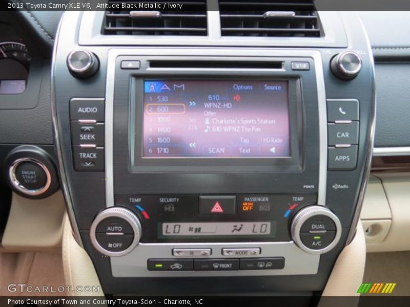 Attitude Black Metallic / Ivory 2013 Toyota Camry XLE V6