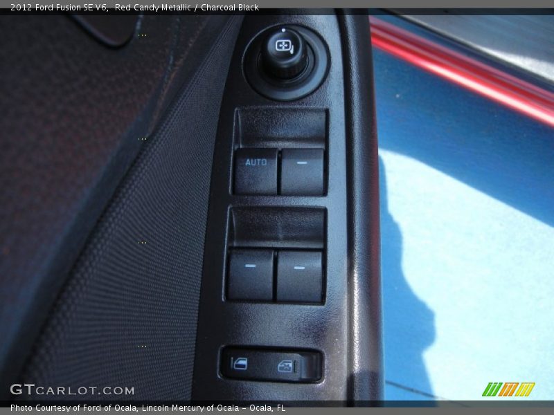 Red Candy Metallic / Charcoal Black 2012 Ford Fusion SE V6