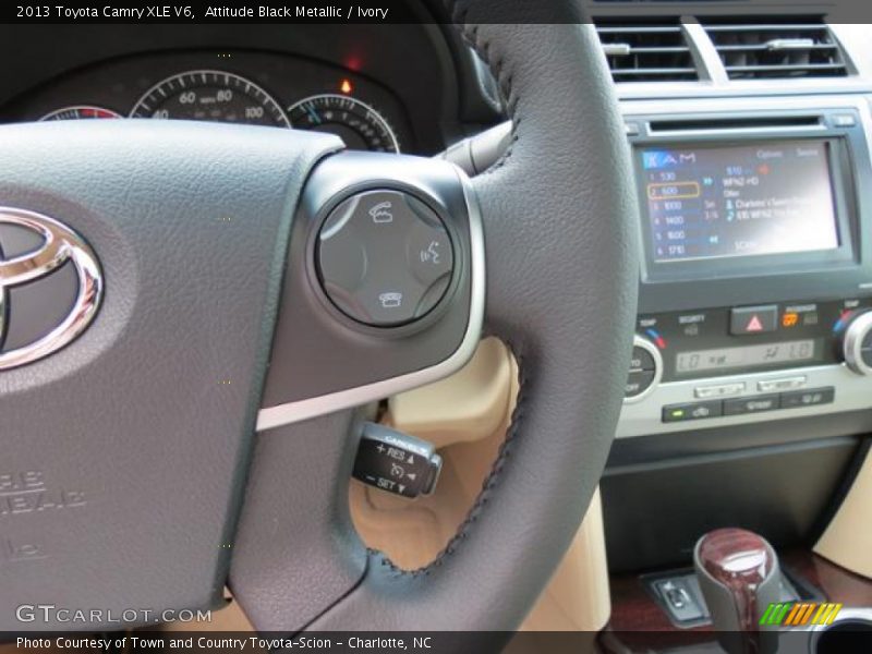 Attitude Black Metallic / Ivory 2013 Toyota Camry XLE V6