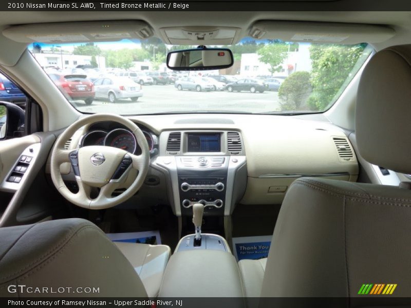 Tinted Bronze Metallic / Beige 2010 Nissan Murano SL AWD