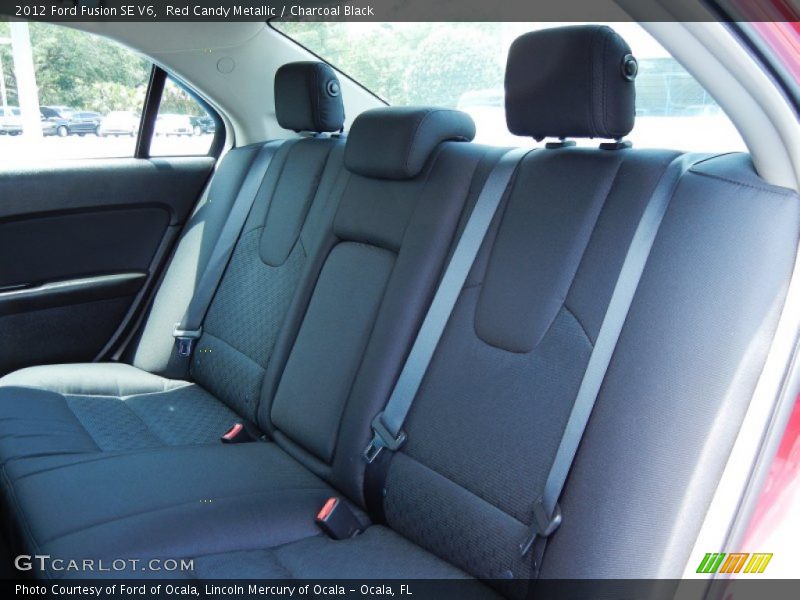 Red Candy Metallic / Charcoal Black 2012 Ford Fusion SE V6