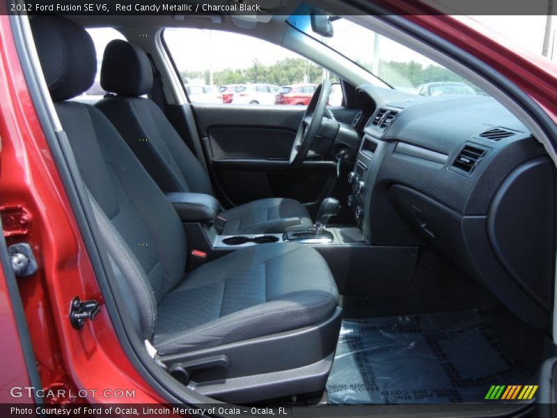 Red Candy Metallic / Charcoal Black 2012 Ford Fusion SE V6