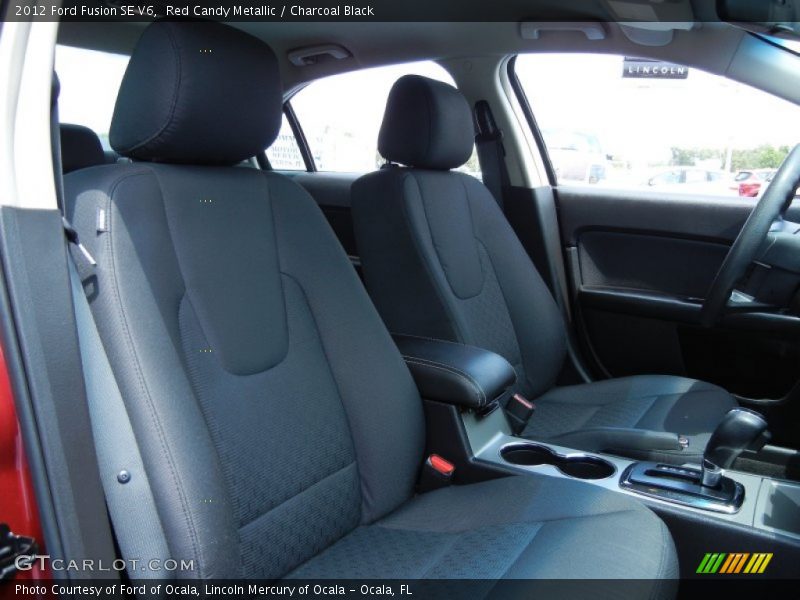 Red Candy Metallic / Charcoal Black 2012 Ford Fusion SE V6