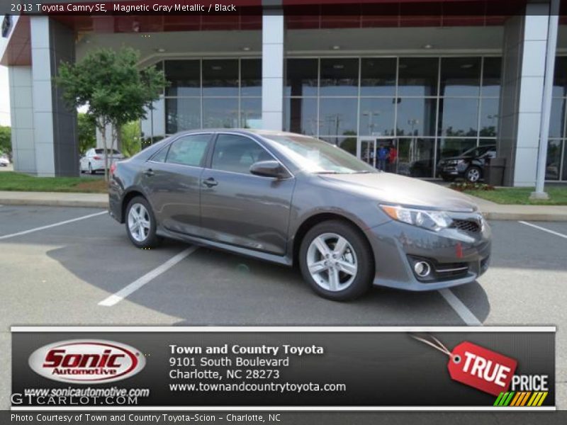 Magnetic Gray Metallic / Black 2013 Toyota Camry SE