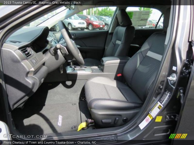 Magnetic Gray Metallic / Black 2013 Toyota Camry SE