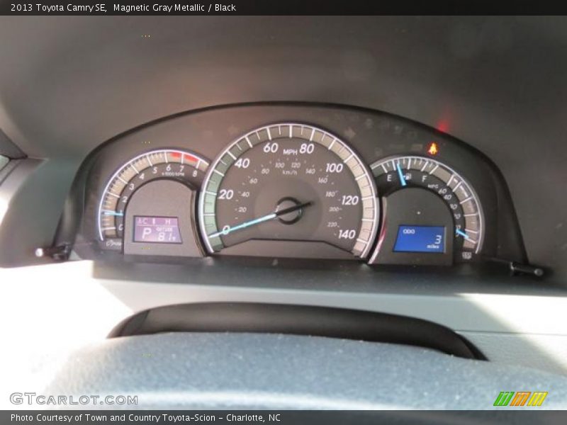 Magnetic Gray Metallic / Black 2013 Toyota Camry SE