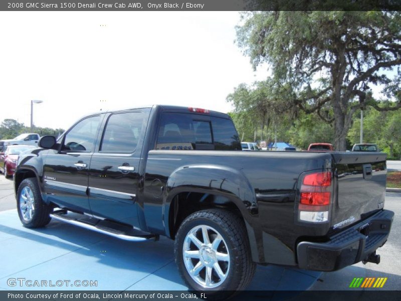 Onyx Black / Ebony 2008 GMC Sierra 1500 Denali Crew Cab AWD