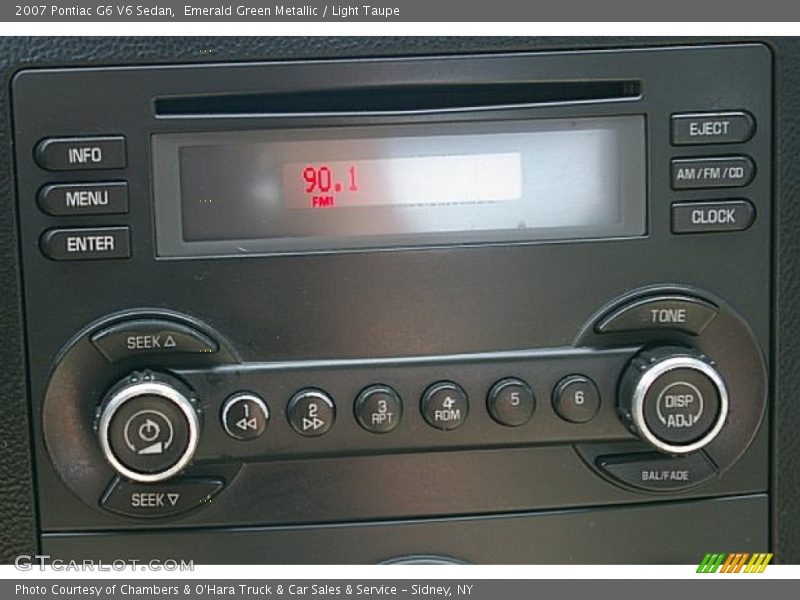 Emerald Green Metallic / Light Taupe 2007 Pontiac G6 V6 Sedan