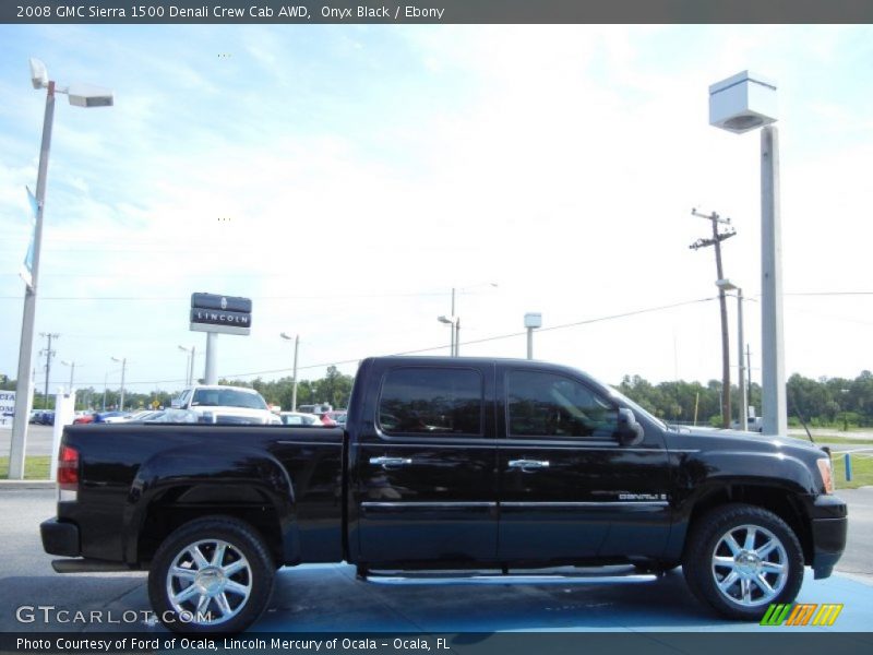 Onyx Black / Ebony 2008 GMC Sierra 1500 Denali Crew Cab AWD