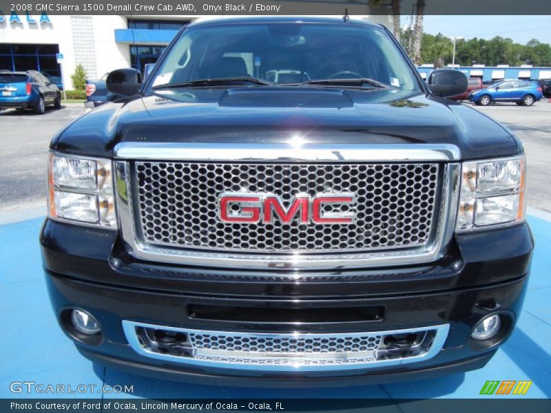 Onyx Black / Ebony 2008 GMC Sierra 1500 Denali Crew Cab AWD